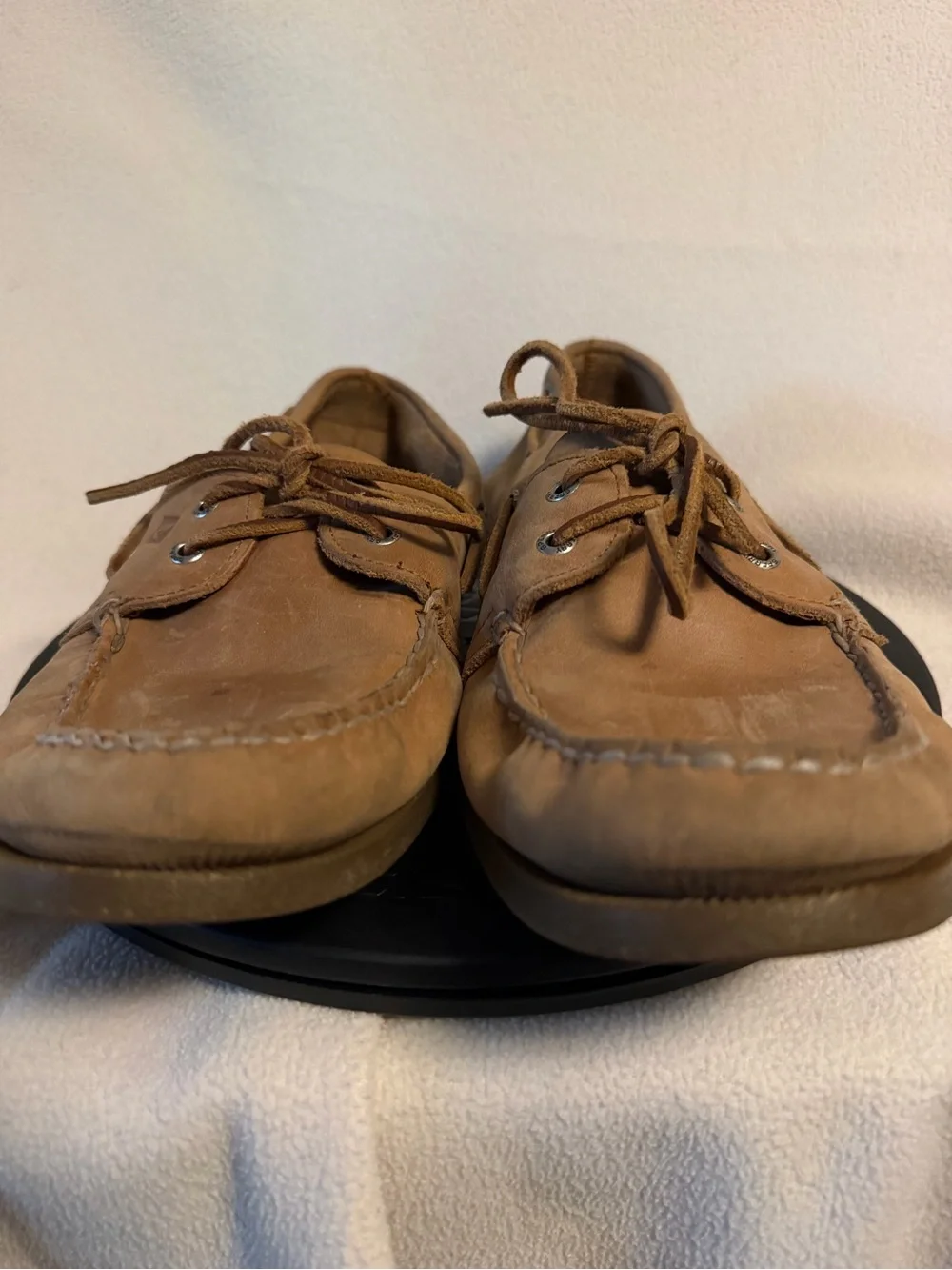 Sperry Tan Leather Men’s Boat Shoes sz 13